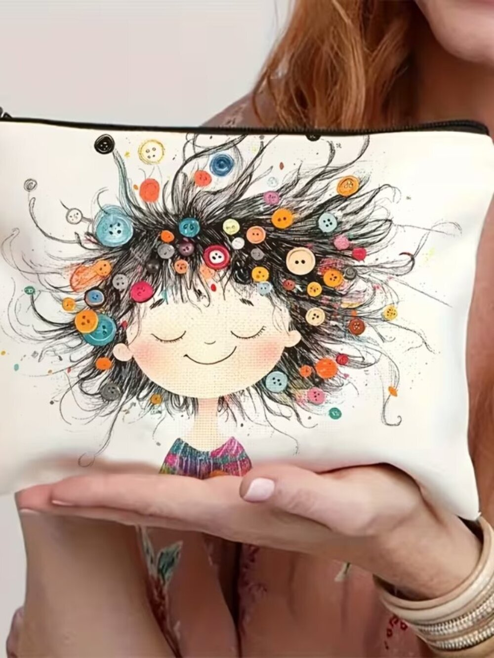 Cute Girl Makeup Bag - Picture 2 of 2